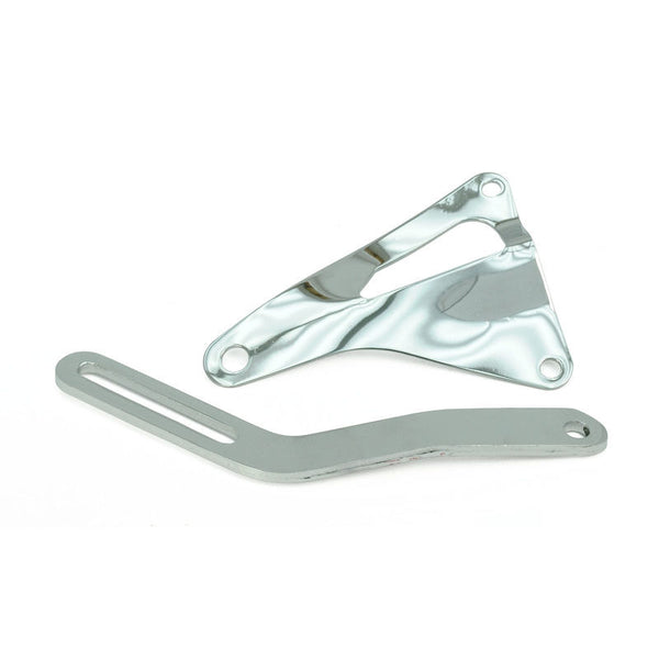 1965-1973 Mustang Alternator Bracket Kit, 289, 302, Chrome, 2 pcs