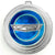 1966-1969 Mustang Blue Emblem Center For Wheel Cover & Spinner