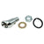 1965-1966 Mustang Trunk Lock Cylinder Sleeve & Hardware, w/Nut & Washer