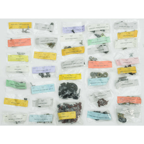 1967 Mustang Master Interior Fastener Kit, Conv, Dlx, 383 pcs