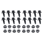 1965-1966 Mustang Shock Tower Cover Hardware, 32 pcs