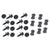 1965-1966 Mustang Shock Tower Cover Hardware, 32 pcs