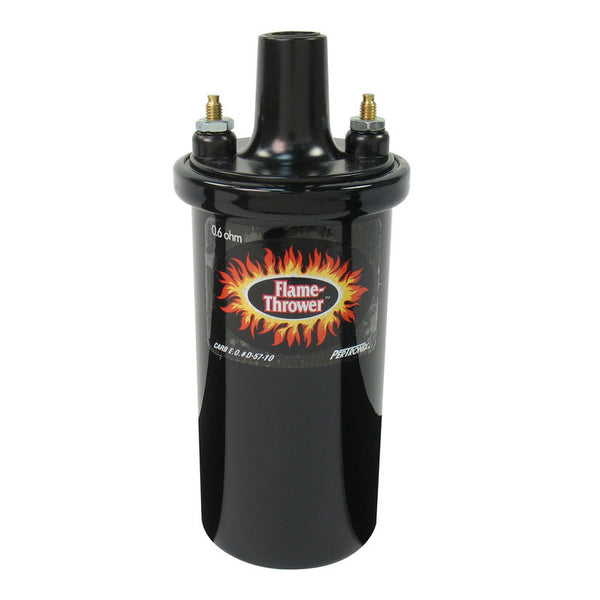 1965-1973 Mustang Pertronix Flame Thrower II Coil, Black, 45,000 volts