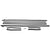 1969-1970 Mustang Windowfelt Kit, Door & Quarter, Conv, 8 pcs, USA
