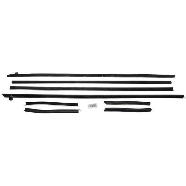 1969-1970 Mustang Windowfelt Kit, Door & Quarter, Conv, 8 pcs, USA