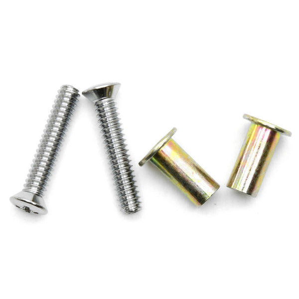 1967-1970 Mustang Outside Mirror Hardware Kit, Screw & Metal Nut, Concours, 4 pcs