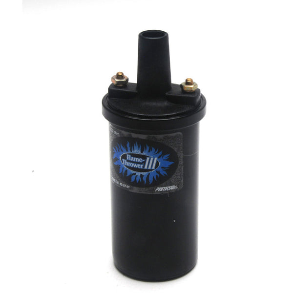 1965-1973 Mustang Pertronix Flame Thrower III Coil Black, 45,000 volt