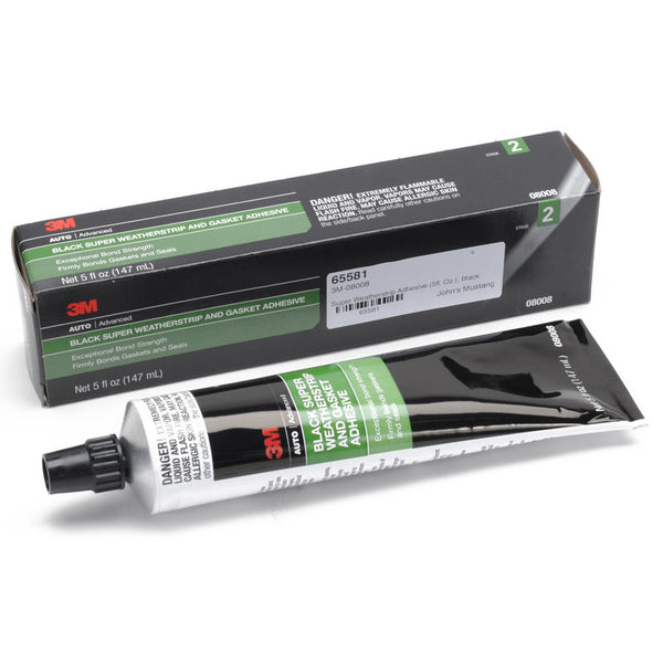Super Weatherstrip Adhesive, Black, 5 fl. oz.