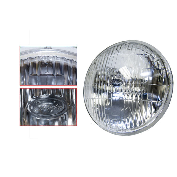 1969 Mustang Sealed Beam Halogen Headlight w/FoMoCo script high beam only