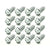 1967-1968 Mustang Fender Splash Shield Mounting Screw Set, 16 pcs