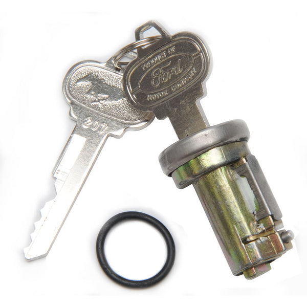 1965-1966 Mustang Trunk Cylinder, w/Pony Keys