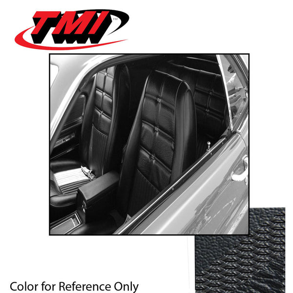 1970 Mustang Two Front Buckets & Rear Seat Upholstery, Dlx