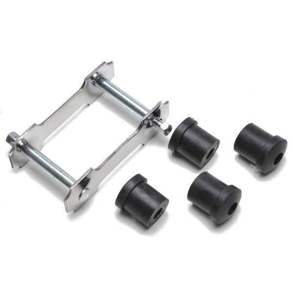 1965-1973 Mustang Rear Leaf Spring Shackle Kit, SS, Dual exhaust, GT, 1 inches longer