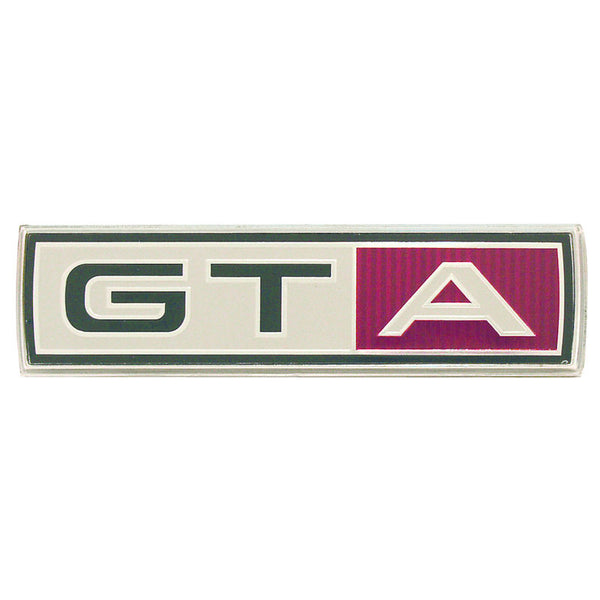 1967 Mustang Front Fender Nameplate, GTA