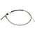 1965 Mustang Parking Brake Rear Cable Assy, 6 cyl & 8 cyl, Ford NOS, RH or LH