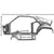 1970 Mustang Dynacorn Door / Quarter Frame Assembly, FB, LH, Weld Thru Primer