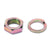 1967-1973 Mustang Alternator Pulley Nut & Lockwasher Kit, Gold Zinc