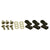 1971-1972 Mustang Bumper Bolt Kit, Front, 18 pcs