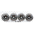 1969-1970 Mustang Magnum 500 Wheel Kit 14x6