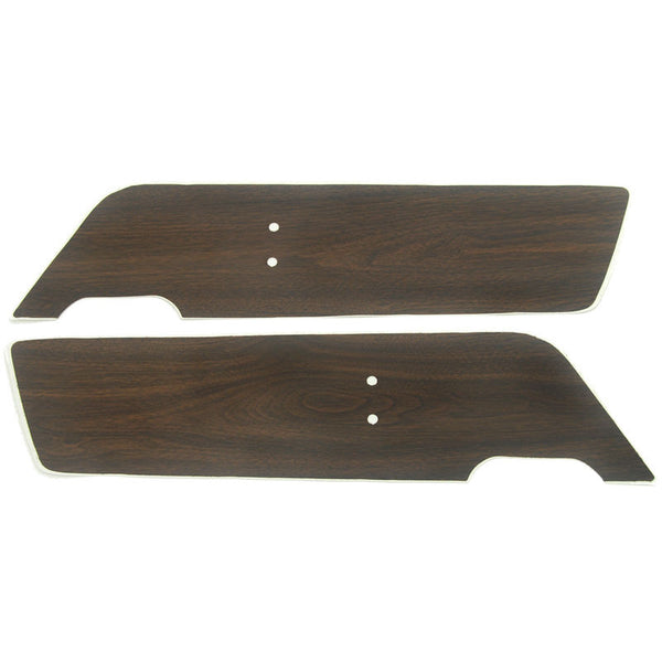 1969-1970 Mustang Deluxe Door Panel Inserts, Woodgrain