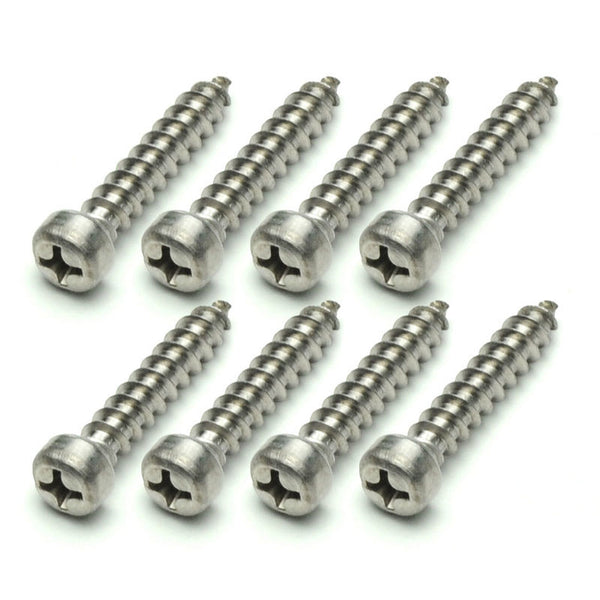 1965-1966 Mustang Headlight Door Screw Set, SS, 8 pcs
