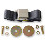 Medium Blue 1965-1973 Mustang Seat Belt, Deluxe Aftermarket