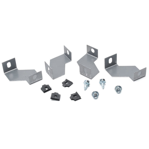 1965-1966 Mustang Fan Shroud Bracket Kit, 2.25 inches, 8 cyl, 3 Row