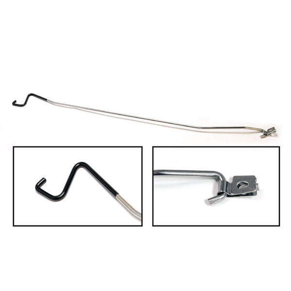 2010-2011 Mustang Hood Prop Rod, SS, w/Protective Coating