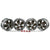 1965 Mustang Styled Steel Wheel Kit 14x5, Charcoal