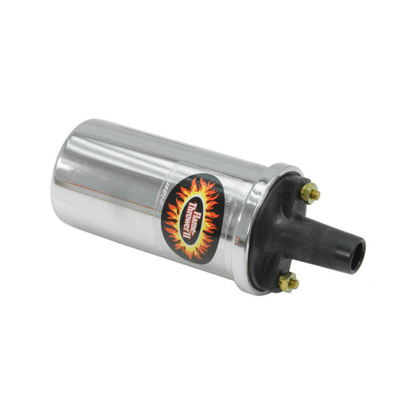 1965-1973 Mustang Pertronix Flame Thrower II Coil, Chrome, 45,000 volts