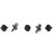 1969-1970 Mustang Grille Mounting Rivet Set