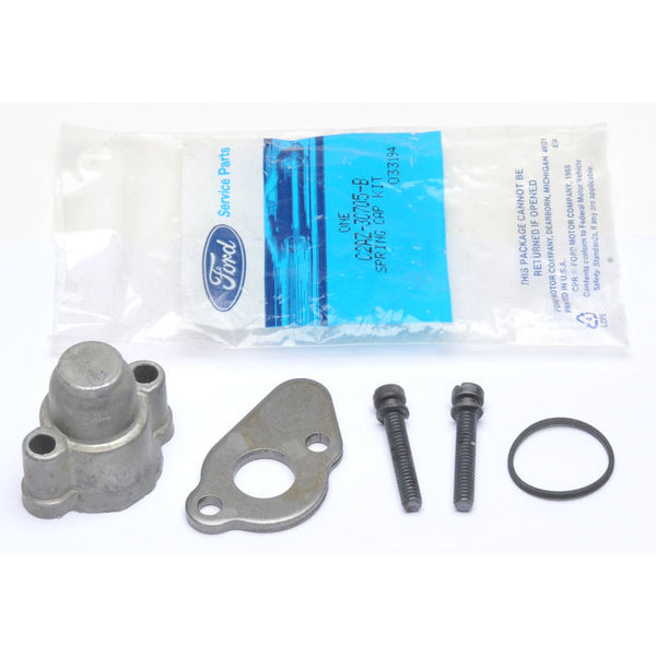 1965-1970 Mustang P/S Control Valve Cap Kit, incl cap, spacer, screws & o-ring