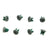 1965-1970 Mustang Emblem Sleeve Nut Set, 1/8 inches, Original Type, 8 pcs