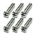 1969-1970 Mustang Sunvisor Bracket Screw Set, Cpe & Sportsroof, 6 pcs