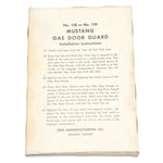 1965-1966 Mustang Deluxe Gas Door Guard