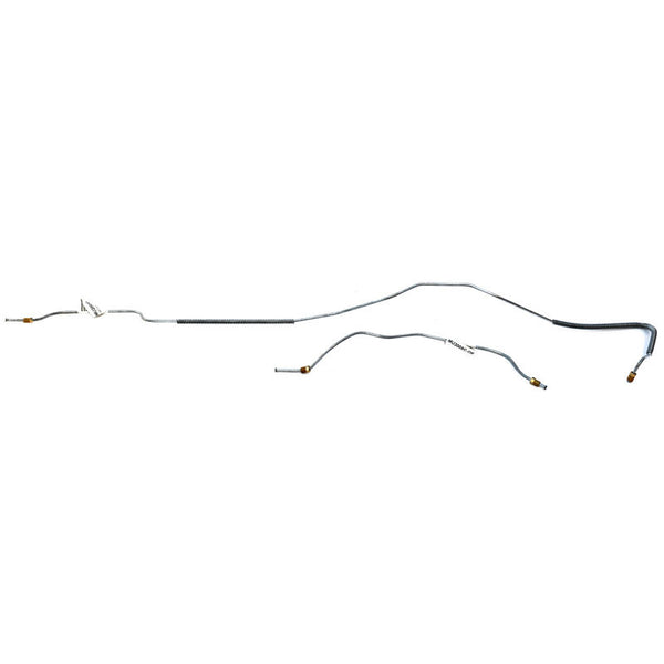 1967 Mustang Pre-Bent Rear Housing Brake Line, 8 cyl, 9 inches Axle, 28 Spline; 1967-1969, 8 cyl, 8 inches Axle