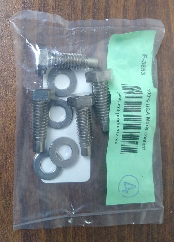 1967-1970 Mustang Front Shock Tower Mounting Bolt Set, Stainless Steel
