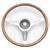 1965-1967 Mustang  inches1965 Shelby GT350 inches Style Wood Steering Wheel Kit, w/Cobra Emblem