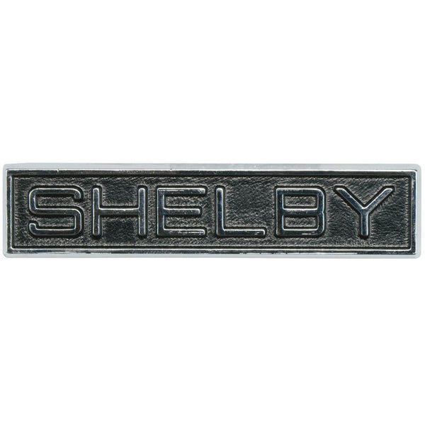 1969-1970 Mustang Front Fender Nameplate, Shelby Cobra, w/o snake