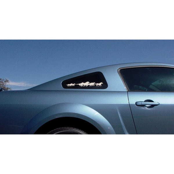 Mustang Herd Ponies Decal Set, 2.5 inchesX15.6 inches
