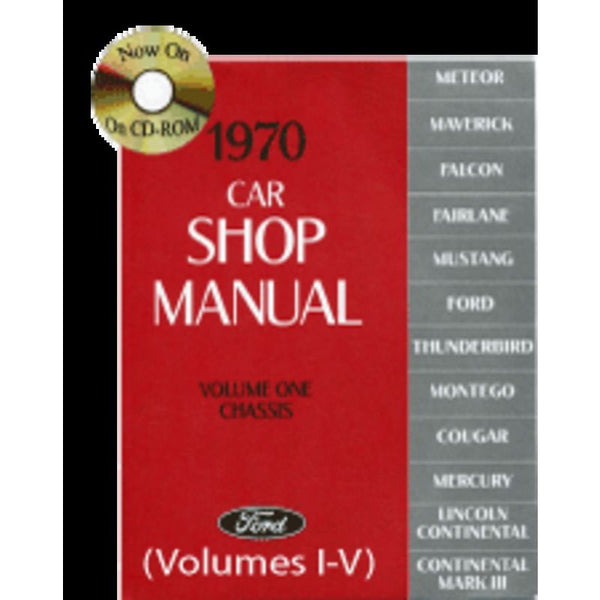 1970 Mustang Shop Manuals (CDROM)