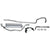 1967 Mustang Exhaust Kit, Single Exhaust, 6 cyl, A/T, 2 inches