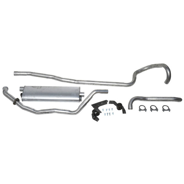 1967 Mustang Exhaust Kit, Single Exhaust, 6 cyl, A/T, 2 inches