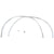 1967-1968 Mustang Wheel Opening Moldings, Front, RH & LH