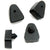 1964-1966 Mustang Bumper Guard Rubber Cushion Pad Set, 4 pcs