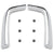 1973 Mustang Front Fender Front Moldings, RH & LH, Chrome