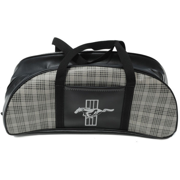 1965-1973 Mustang Tote Bag, Large, Plaid, w/logo