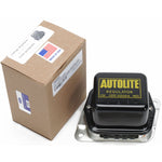 1965-1966 Mustang Voltage Regulator, w/Air, Blk, w/Yellow; 1967 Mustang Voltage Regulator, All, Blk, w/Yellow