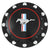 1964-1973 Mustang Custom Billet Aluminum Gas Cap, Pony Emblem, Black