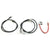 1970-1973 Mustang Battery & Starter Cables Kit, 6 cyl